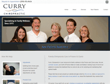 Tablet Screenshot of curryfresno.com